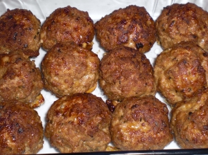 Macadamia fiery meatballs