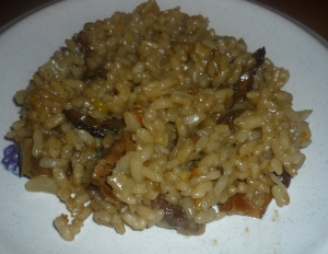Mushroom risotto