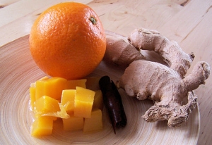 Pumpkin with sweet and sour orange