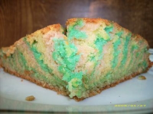 Rainbow cake almondyogurt cake Cake recipe