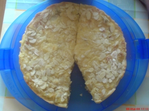 Rharbarberkuchen with almonds Pie recipe