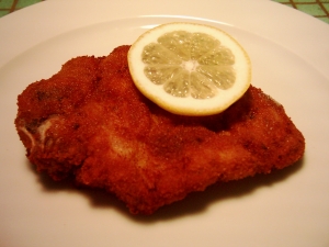 Veal cutlet Milanese style