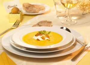 Carrot soup with ginger