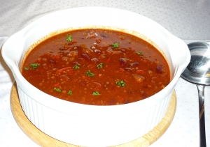 Chilisoup flavor in cooked Wave Oven