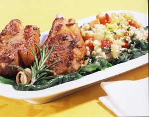 Lamb-chops-with-barley-risotto