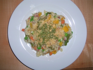 Spicy vegetable risotto