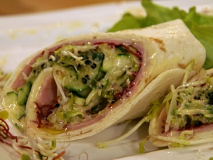 Ham and Zucchini Roll