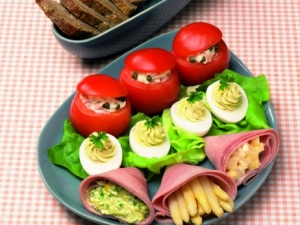 Ham roll with three fillings