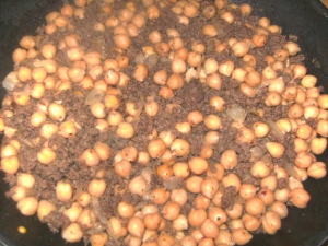 Ground Beef With Chickpeas