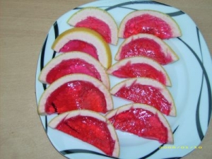 Jelly Fruit For Garnishing Plates Of Fruit