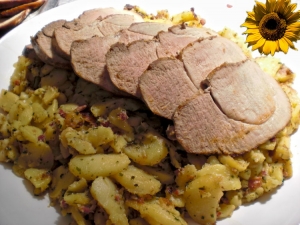 Pork Ham Roast Potatoes