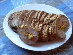 Pork Loin Roast With Onion Filling
