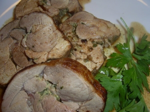 Roast Turkey With Fine Ricotta And Mushroom Filling