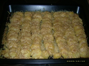 Sesame Cheese Potatoes