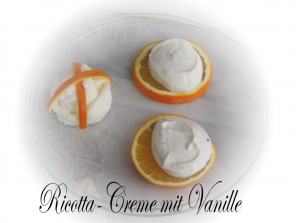 Ricotta Cream With Vanilla