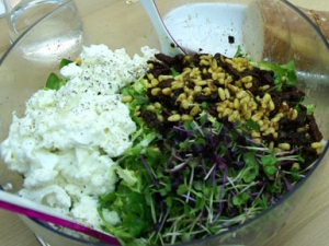 Herb Salad With Tomatoes And Pine Nuts