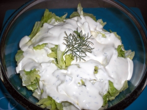 Iceberg Lettuce With Eberrautendressing