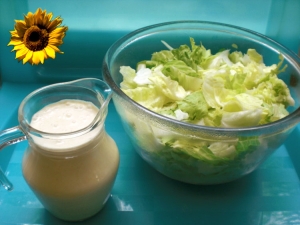 Iceberg Lettuce With Orange Dressing