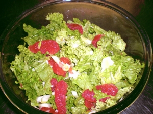 Lettuce With Grapefruit