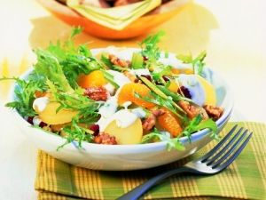 Potato Salad With Celery Mandarin Oranges And Walnuts