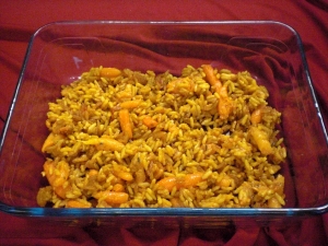 Spicy Carrot Apple Rice